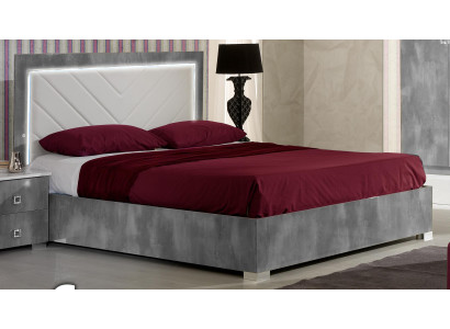 Diseño de dormitorio 3 piezas. Cama 2x Mesita de noche Set de cama de lujo clásico Muebles