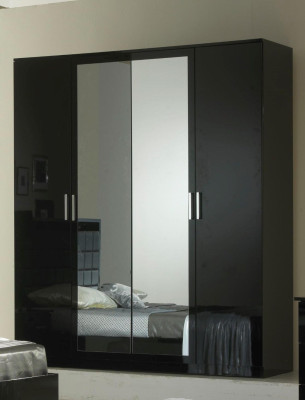 Armario de ropa de lujo, armarios de diseñador de alto brillo, muebles de madera para el hogar, nuevos.