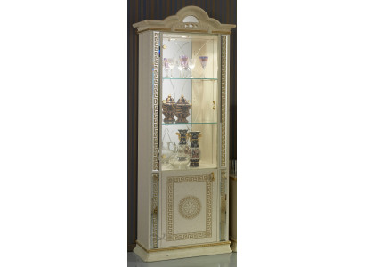 Lujo Vitrina Gabinete de vitrinas Madera Gabinete de vidrio Gabinetes Muebles italianos Nuevo