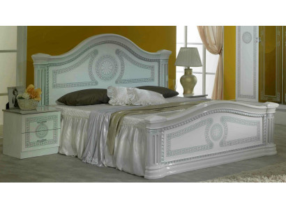 Cama de diseñador Dormitorio cama clásica Madera Hotel de lujo Asiento acolchado Nuevo