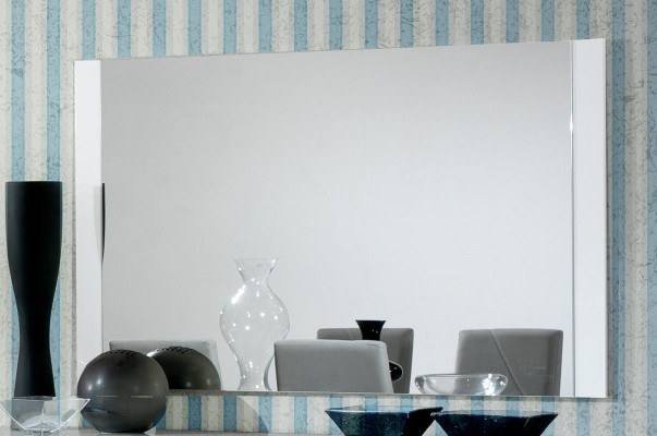 Cómodas modernas de 2 piezas. Conjunto de estilo moderno Cómoda + Espejo Muebles italianos.