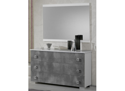 Mesas Consolas Mesa Cómoda Dormitorio Madera Espejo + Cómoda Aparadores