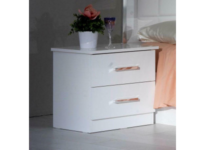 Diseño de mesa de noche consola de metal brillante mesas consolas dormitorio auxiliar.