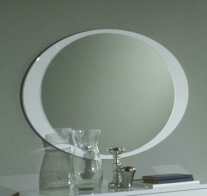Espejo clásico de consola de lujo Estilo de dormitorio moderno Ovales cristal espejo