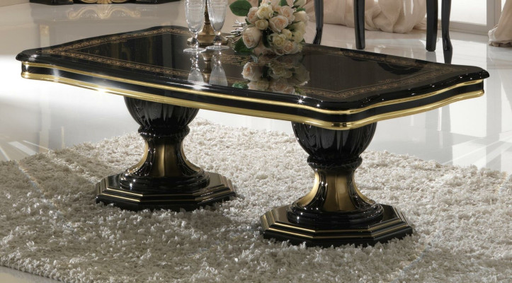 Mesa de café de diseño de lujo, mesas auxiliares para sala de estar, muebles italianos.