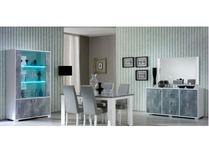 Moderna mesa de comedor mesa de madera mesas 160x90cm comedor fabricado en Italia diseño nuevo.