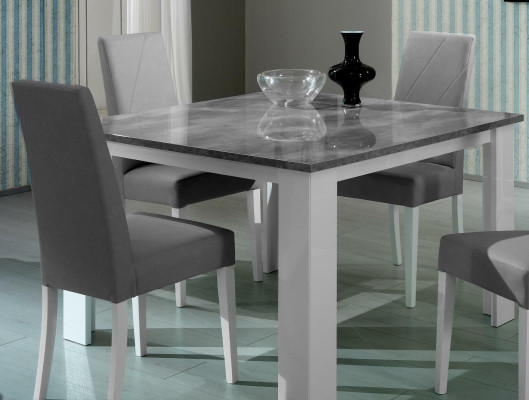 Diseño Mesa de comedor Mesa cuadrada moderno Mesa de madera Comedor Mesas