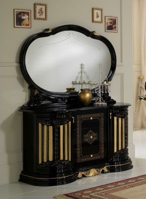 Espejo de pie de vidrio con diseño italiano para muebles, espejo de mesa de aparador nuevo.