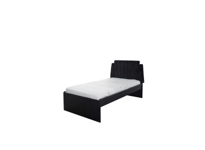 Cama Marco de cama Cama individual tapizada Dormitorio infantil Mobiliario de cama
