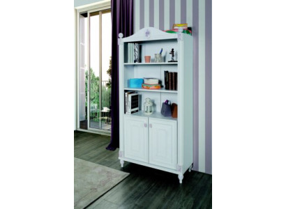 Estantería de libros estante juvenil de madera muebles estantes blanco estante