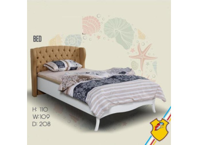 Diseño habitación juvenil dormitorio cama madera camas marrón estilo moderno nuevo.