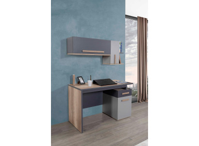 Escritorio moderno mesa estante de pared de madera muebles de diseño para habitación juvenil infantil.