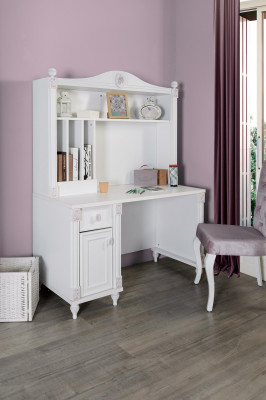 Escritorio juvenil infantil habitación de madera muebles diseño blanco mesa de campo.
