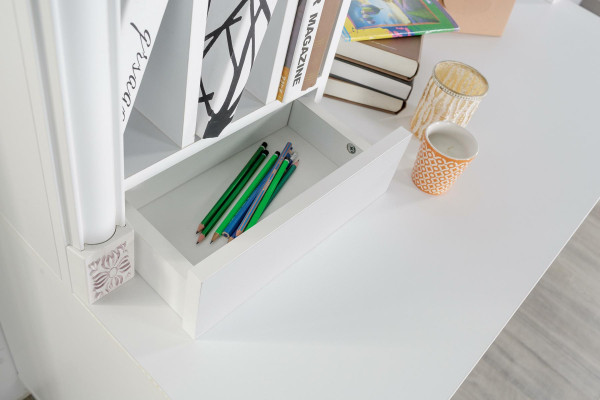 Escritorio juvenil infantil habitación de madera muebles diseño blanco mesa de campo.
