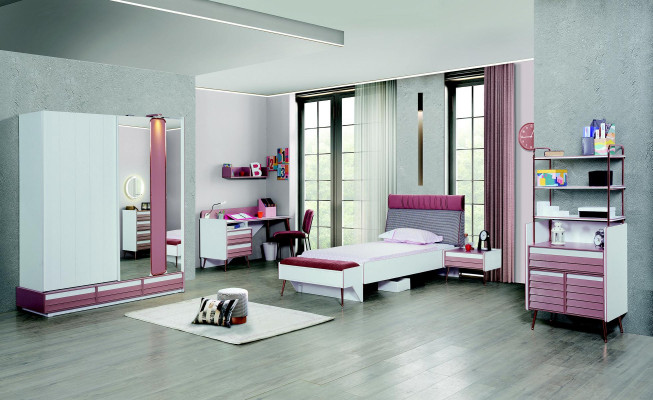 Diseño de camas cama infantil dormitorio juvenil cama muebles de cama de madera blanca