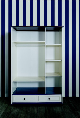 Armario de madera para ropa Armario de dormitorio juvenil infantil Muebles de madera nuevos