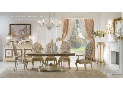 Mesa de comedor de lujo Comedor Rincón de comedor Mesa Mesas Comedor Barroco