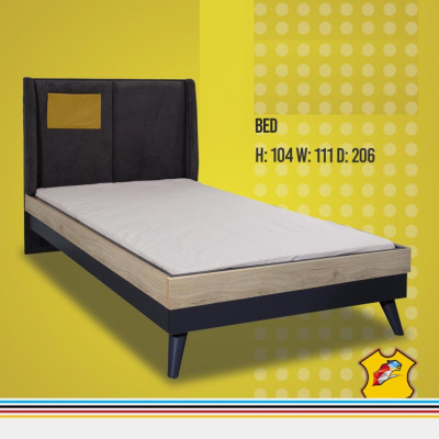 Diseñador habitación infantil mesita de noche cama armario de dormitorio de 3 piezas