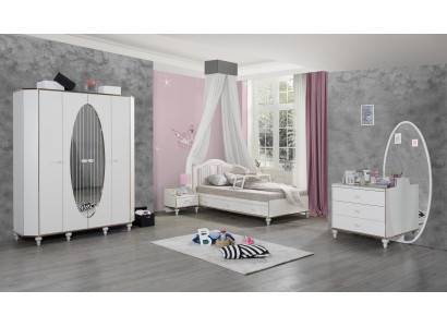 Dormitorio Conjunto Diseño Moderno Lujo 4 piezas