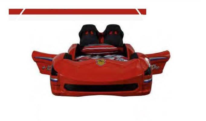 Conjunto de muebles para niño: cama, armario, cómoda y escritorio (4 piezas).