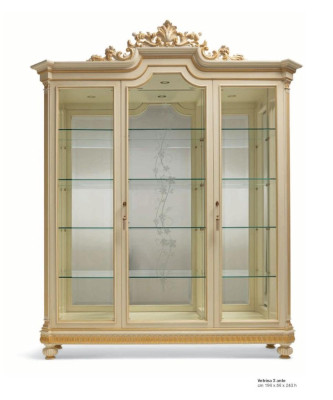Vitrina armarios vitrinas de madera muebles de lujo para sala de estar armario beige