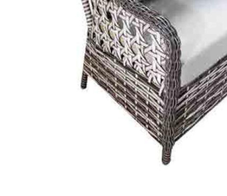 Muebles de jardín modernos Conjunto de sofás de lujo Mesa Taburete Sillón Grupo de asientos