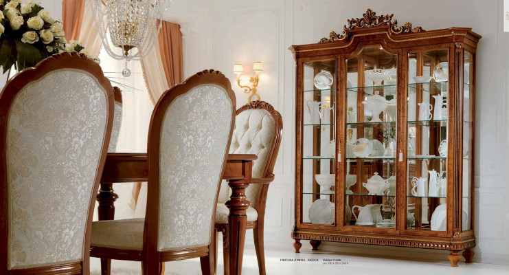 Vitrinas gabinetes vitrinas de madera muebles de lujo para la sala de estar armario marrón