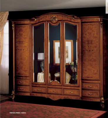 Armario Armarios Dormitorio Madera Muebles Armario Marrón Grande
