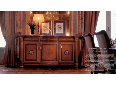 Aparador Cómoda Armarios Cómodas Madera Muebles de salón Armario Lujo Marrón