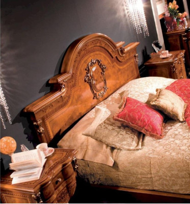 Cama Cama doble Lujo Tela Dormitorio Beige Camas Madera Marco de cama
