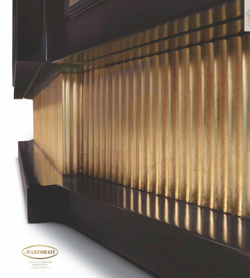 Vitrinas armarios vitrinas armario de lujo sala de estar madera negro oro