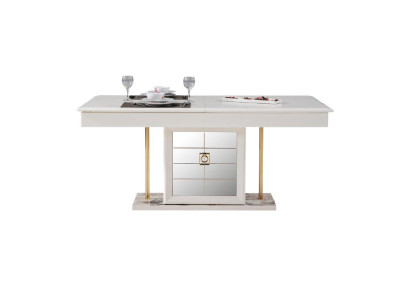 Mesa Mesa de comedor Mesa de comedor Comedor Madera Mesas Comida Lujo Muebles Nuevo