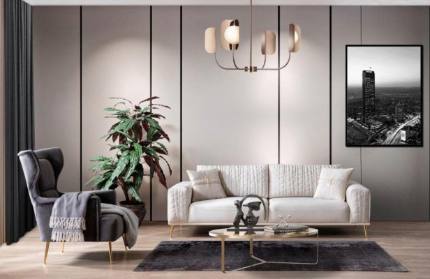 Silla individual de tela blanca para sofá, diseño de muebles tapizados nuevos.