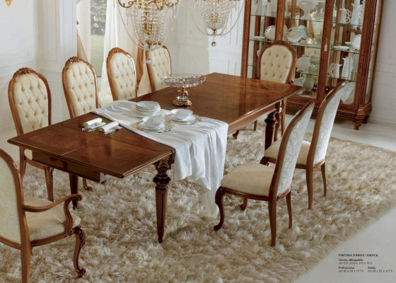Mesa de comedor de lujo mesa de comedor italiano xxl mesa de madera nuevo muebles