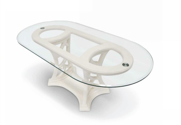 Mesa de comedor mesa de comedor de madera esquina de comedor mesa de comedor sala de estar vidrio ovalada