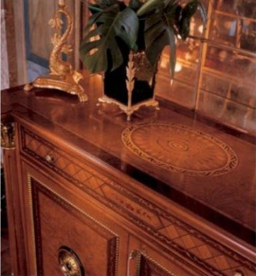 Aparador Cómoda Madera Muebles de sala Armario Lujo Marrón