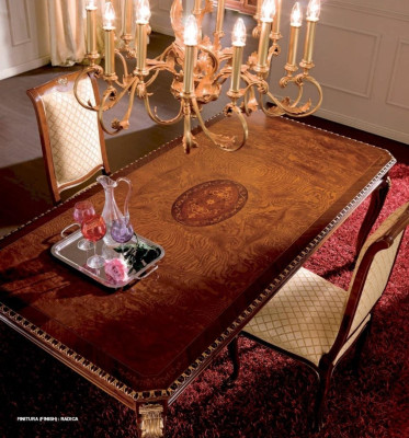Mesa de comedor de lujo esquina de comedor mesa de comedor mesa comedor color marrón