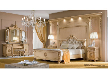 Mesitas de noche Consolas Mesita auxiliar Dormitorio Madera Beige Lujo Nuevo