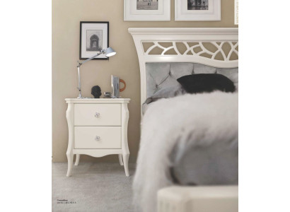 Mesita de noche Mesilla Consola Mesa Madera Dormitorio Blanco Nuevo