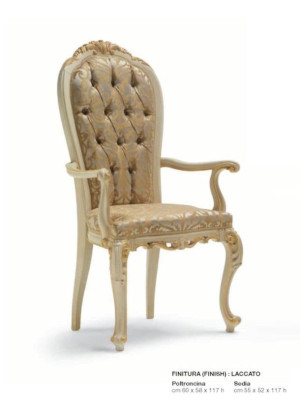 Silla de comedor Silla de comedor Sillón de comedor Asiento de lujo Sillas de madera Tela