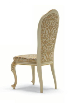 Silla de comedor Silla de comedor Sillón de comedor Asiento de lujo Sillas de madera Tela