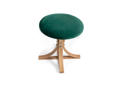 Salón de lujo, taburete de diseñador, mobiliario nuevo, moderno, muebles de madera.