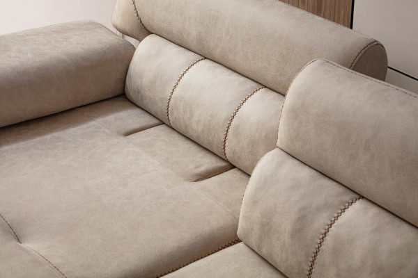 Elegante conjunto de sala de estar compuesto por 2 sofás de 3 plazas y 2 sillones, 4 piezas.