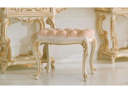 Chesterfield taburete de sala de estar de lujo asiento acolchado.