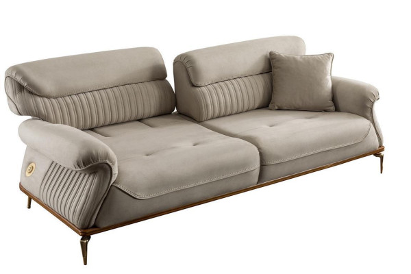 Sofá de 3 plazas, muebles de sala de estar en comodidad y estilo en un conjunto