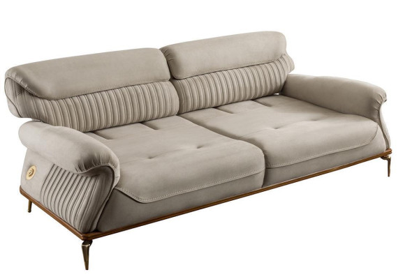 Sofá de 3 plazas, muebles de sala de estar en comodidad y estilo en un conjunto