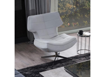 Diseño de sillón, muebles modernos para la sala de estar, color blanco, estilo de lujo.