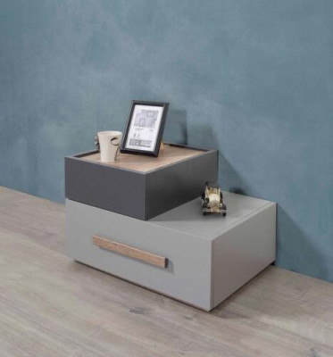 Mesitas de noche de consola, mesitas auxiliares de madera para niños, mesitas de noche para niños, habitación infantil.