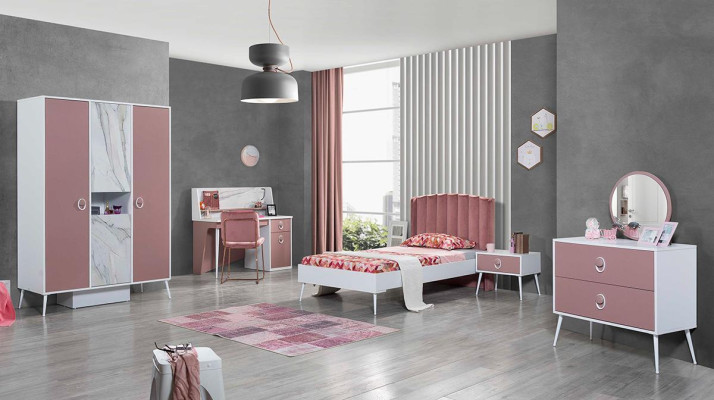 Silla rosa de diseño de una sola plaza, sillón tapizado, silla de metal.