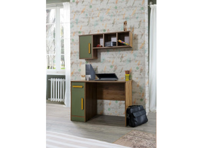 Mesa de ordenador para la habitación infantil Muebles de mesa de madera Escritorio Marrón
